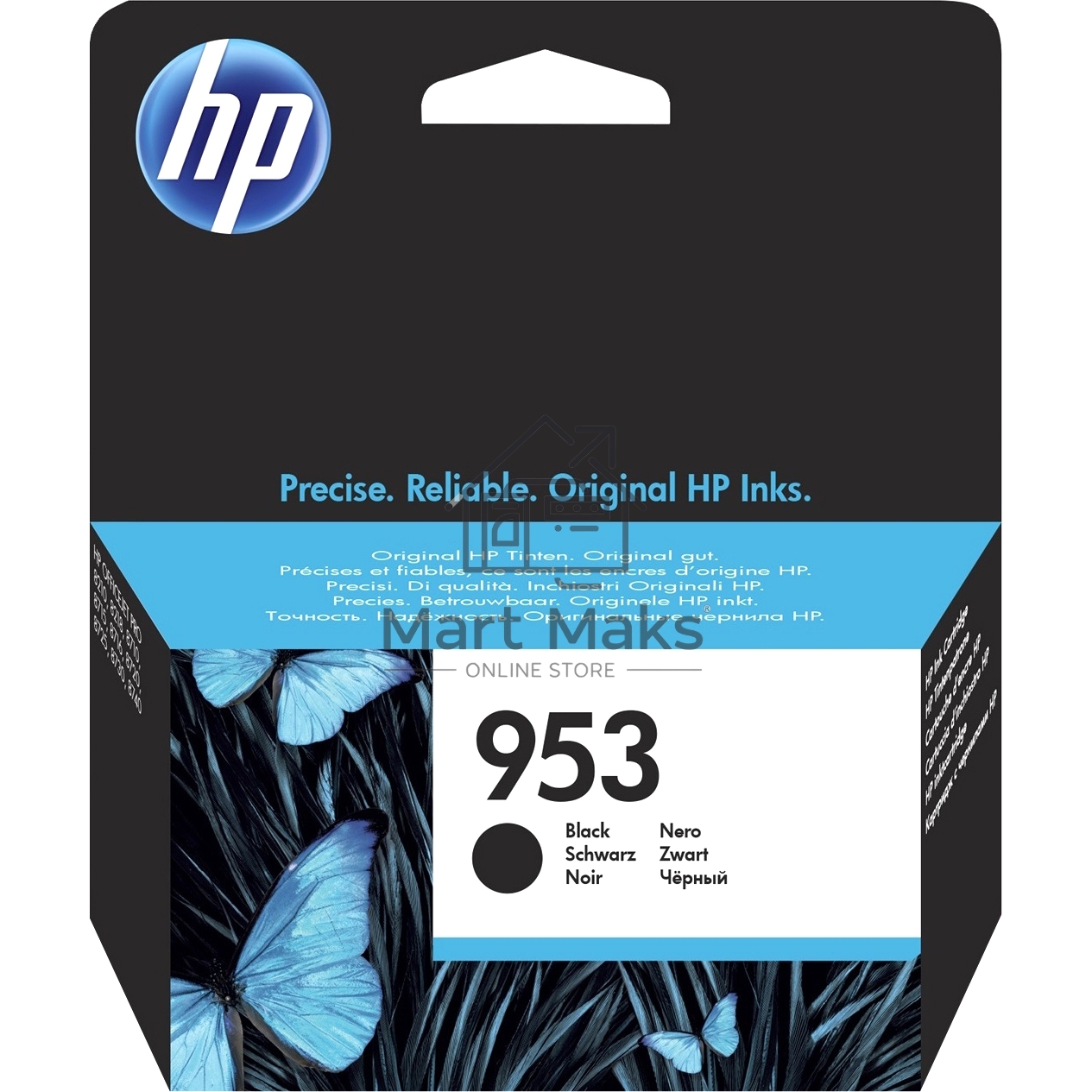 Картридж струйный HP 953 L0S58AE черный для HP OJP 8710/8715/8720/8730/8210/8725 (1000стр.)