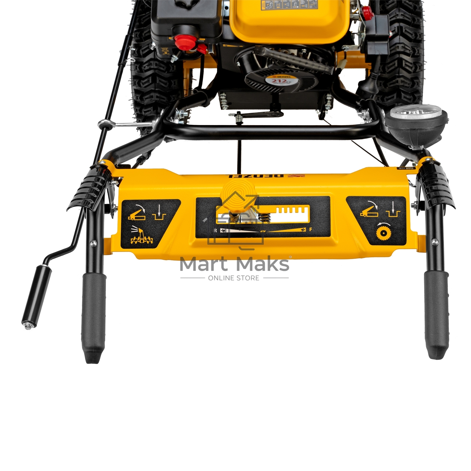 Бензиновая снегоуборочная машина SB 560 LP, 212cc, эл.старт, фара Denzel