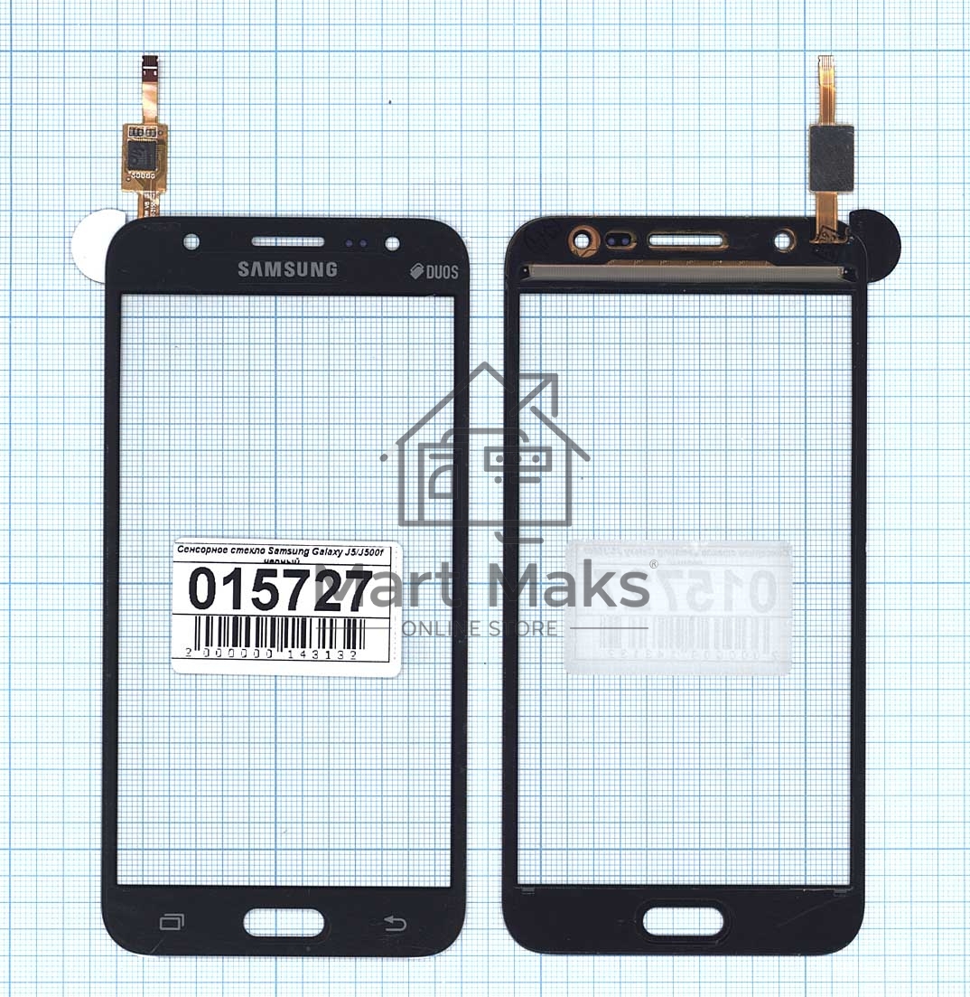 Сенсорное стекло (тачскрин) для Samsung Galaxy J5 SM-J500, черное