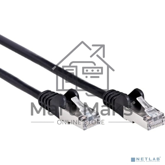 Патч-корд литой AOpen ANP522B-BK-0.5M FTP кат.5e (7/0.16) черный 0,5m
