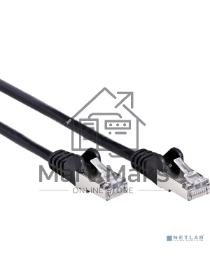 Патч-корд литой AOpen ANP522B-BK-0.5M FTP cat.5e (7/0.16) черный 0,5m