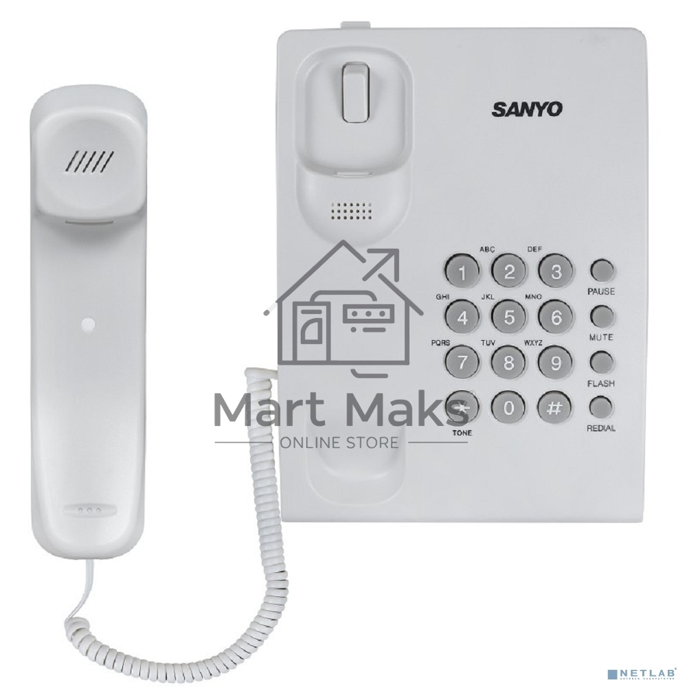 Телефон проводной SANYO RA-S204W белый