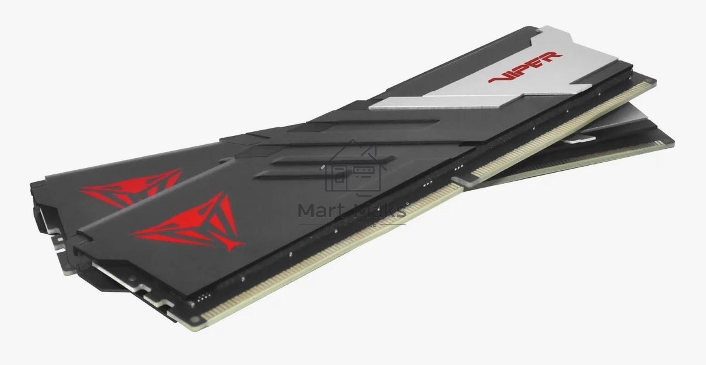 Оперативная память Patriot Viper Venom, DDR5, 32GB (2x16GB), 6800MHz, CL34, DIMM, с радиатором, черный