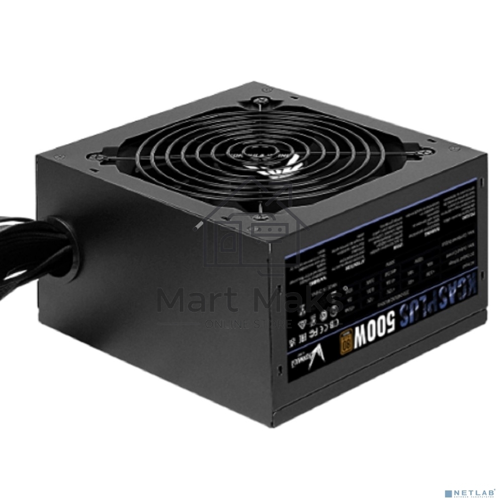 Блок питания Aerocool / Formula KCAS-500W PLUS RTL, 500Вт, 80 PLUS Bronze, 120мм, черный