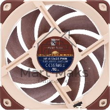 Вентилятор корпусной Noctua NF-A12x25 PWM, 120 мм, 450-2000 об/мин, 22.6 дБ, 4-pin PWM, без подсветки