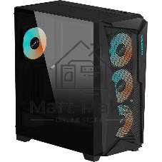 Компьютерный корпус Gigabyte C301G черный без БП ATX 4x120мм 4x140мм 2xUSB 3.0 audio bott PSU