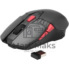 Мышь беспроводная Acer Nitro OMR305 черный, 3200 dpi, радиоканал, Bluetooth, USB, кнопки - 8