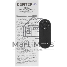 Вентилятор Centek CT-5024 чёрный, напольный, 65 Вт, 4 скорости, 44.5 см