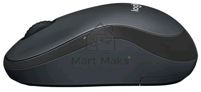 Мышь беспроводная Logitech M220 SILENT черный, 1000 dpi, радиоканал, USB, кнопки - 3