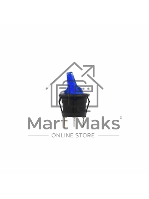 Выключатель клавишный Rexant круглый 250V 6А (3с) ON-OFF синий