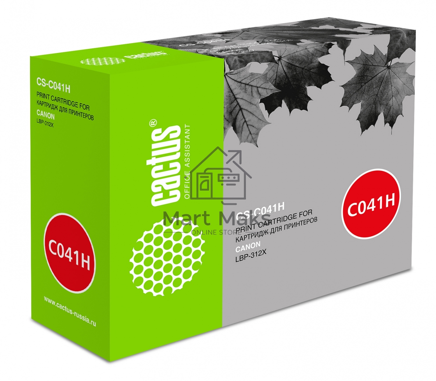 Картридж лазерный Cactus CS-C041H черный (20000 стр.) для Canon LBP 312x