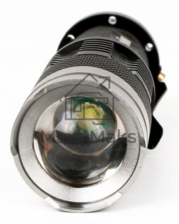 Фонарь LED5135 (LED XPE ZOOM 3 реж 1хLR6 алюм. блистер черный Camelion 12915