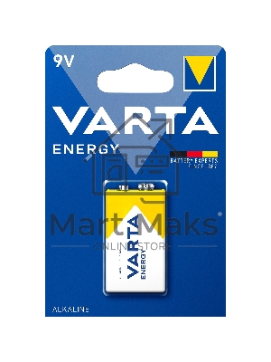 Батарейки VARTA ENERGY 9V бл. 1 Батарейки VARTA ENERGY 9V бл. 1