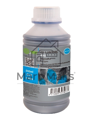 Чернила Cactus CS-I-Un500C голубой 500мл для HP/Lexmark/Canon/Epson/Brother