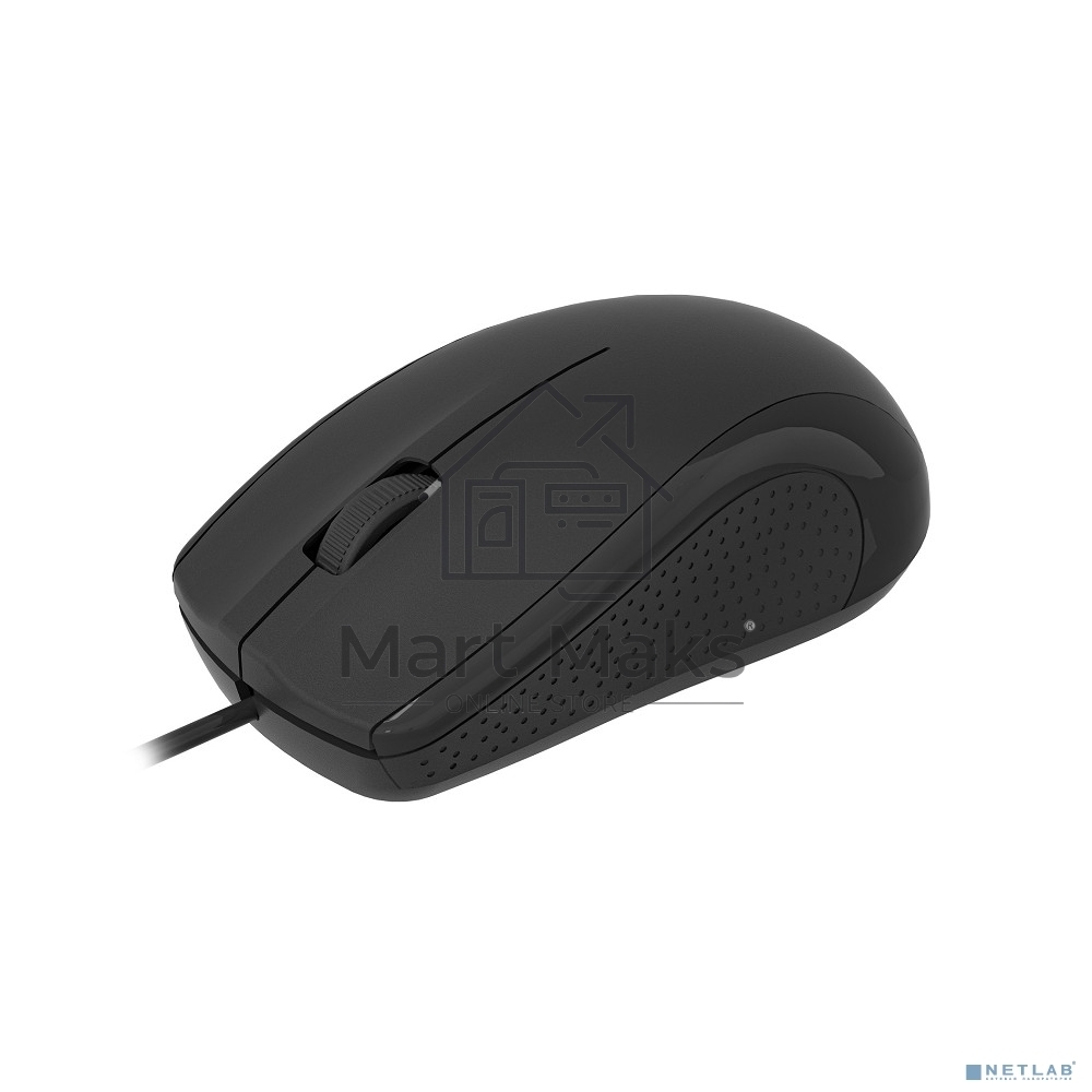 Мышь проводная CBR CM 107 черный, 1000 dpi, USB, кнопки - 3