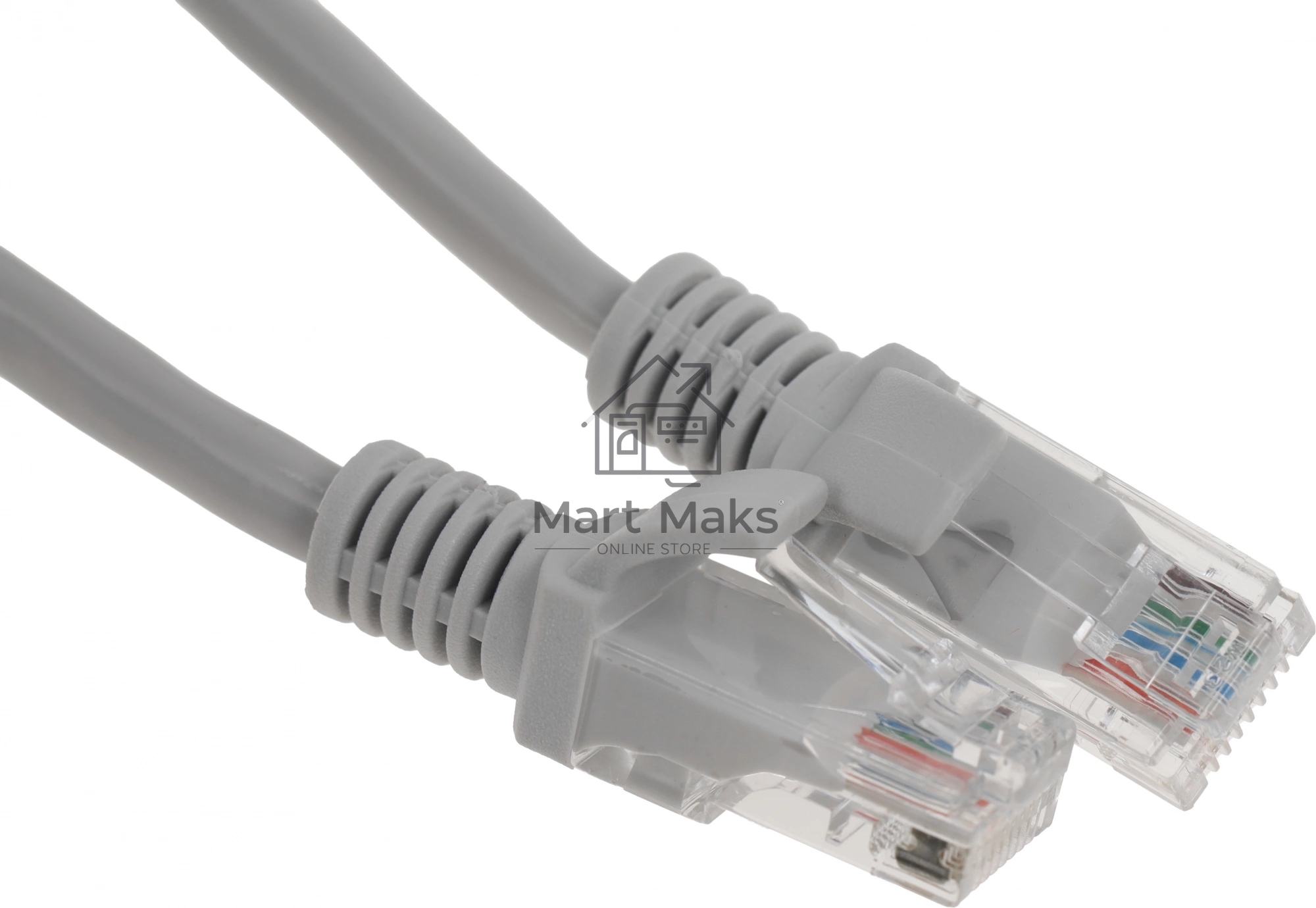 Коммутационный шнур Комм шнур, UTP, кат 5e, 0.25м с RJ45 (серый)