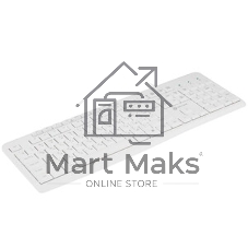 Комплект клавиатура+мышь Oklick S650 проводной, USB, 2000 DPI, белый