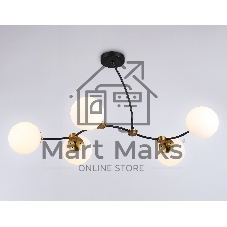 Светитльник Ambrella Light TR2548/5 BK/SB черный/бронза E27/5 max 60W 950*600*450