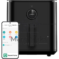 Аэрогриль Xiaomi Mi Smart Air Fryer 6.5L EU черный, 1800 Вт, 6.5 л, сенсор, 12 программ