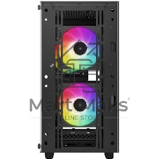 Компьютерный корпус DeepCool CC360 ARGb (R-CC360-BKAPM3-G-1) (mATX, без БП, 2xUSB, с окном)