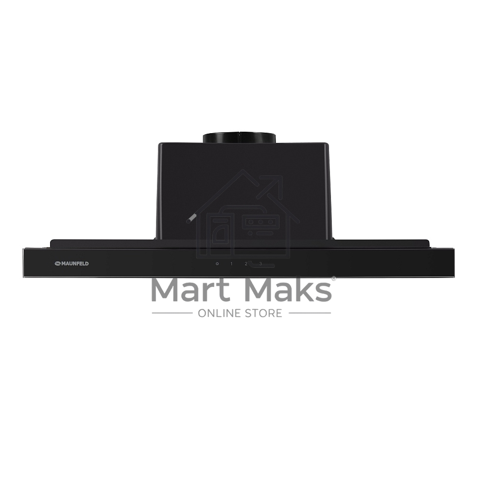Вытяжка встраиваемая Maunfeld Ouse Touch Glass 60 черный, 60 см, 750 куб. м/ч, 48 дБ