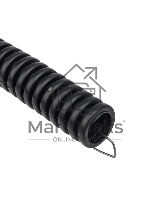 Труба гофрированная из ПНД, с зондом, черная, Ø20 мм (бухтa 10 м/уп.) Rexant