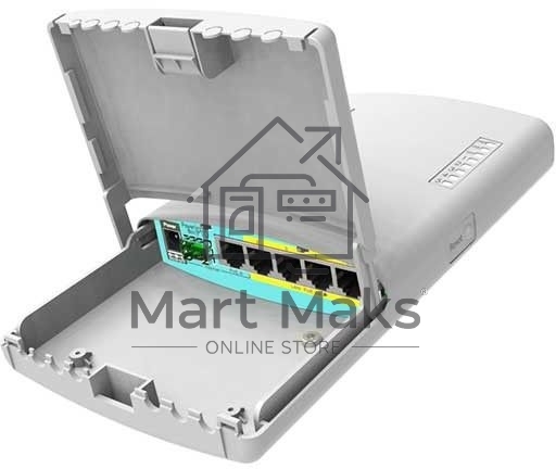 Сетевое оборудование Mikrotik RB960PGS-PB Роутер 5х Ethernet, 1x SFP, раздача POE