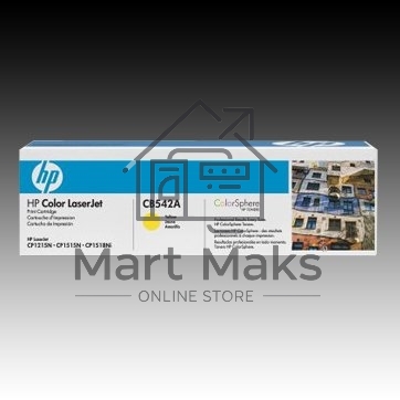 Картридж лазерный HP CB542A желтый LJ P1215/1515 (1400стр.)