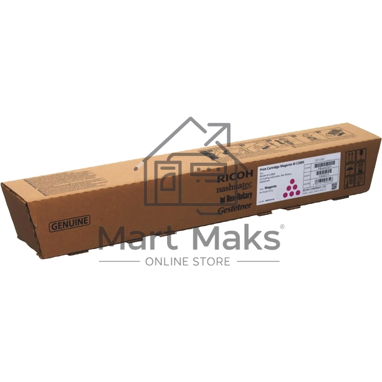 Малиновый тонер стандартный Ricoh 842460 M C2000L (2.5К) Print Cartridge Magenta M C2000L