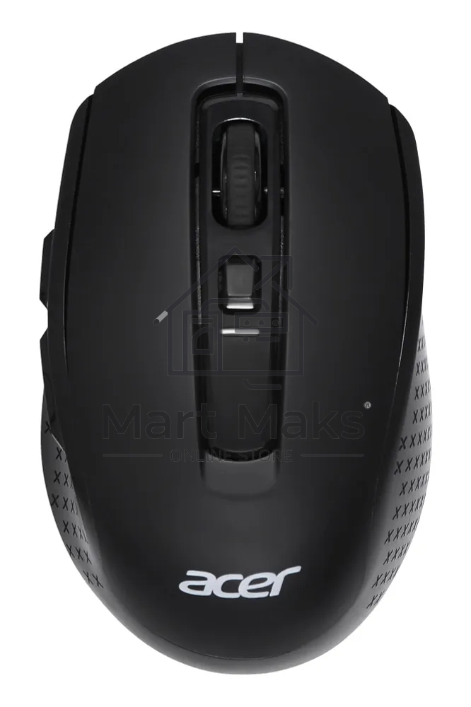 Мышь беспроводная Acer OMR070 черный, 1600 dpi, радиоканал, Bluetooth, USB, кнопки - 6