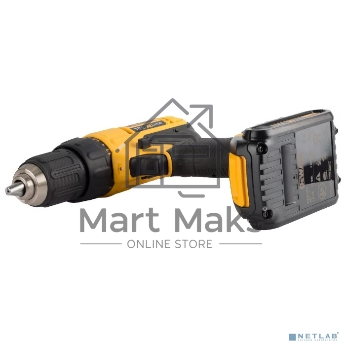 Дрель-шуруповерт DeWalt DCD771D2-KS, Аккумуляторная, 18В, 2 АКБ, Кейс