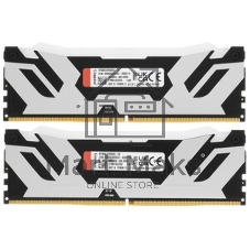 Оперативная память Kingston Fury Renegade, DDR5, 64Gb (2x32Gb), 6400MHz, CL32, радиатор, белый