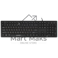 Клавиатура проводная Gembird KB-8360U, USB, черный
