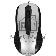 Мышь проводная ExeGate Professional Standard SH-9026S серебристый, 1000 dpi, USB, кнопки - 3