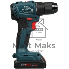 Дрель-шуруповерт Bosch GSR 185-LI, 18 В, 4 Ач, 50 Нм, бесщеточный