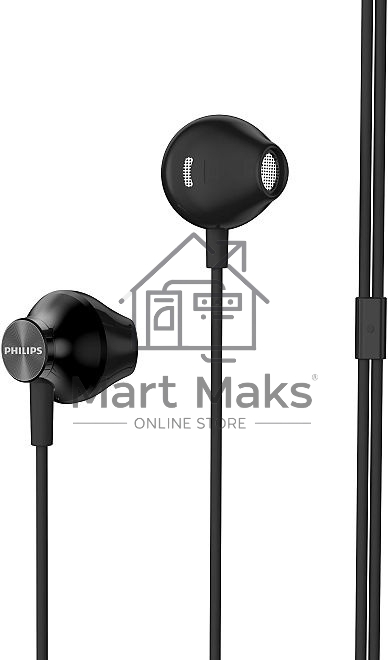 Наушники вкладыши Philips TAUE100BK/00 1.2м черный проводные в ушной раковине