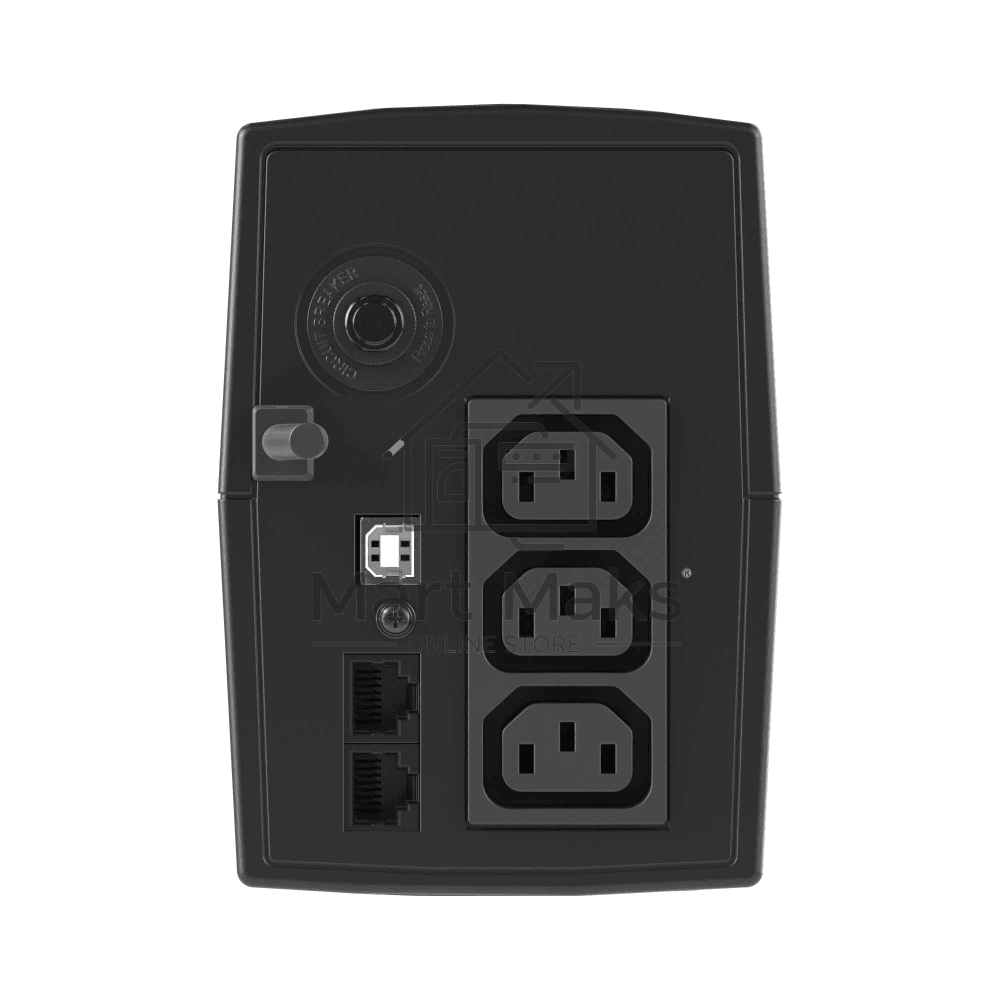 Источник бесперебойного питания ИБП Info LCD 800В.А IEC C13 (3) USB + RJ45 DKC INFOLCD800I