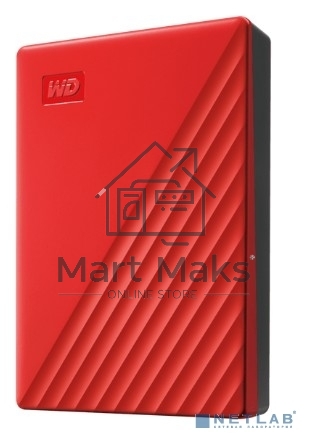 Внешний жесткий диск WD Original USB 3.0 4Tb WDBPKJ0040BRD-WESN My Passport 2.5