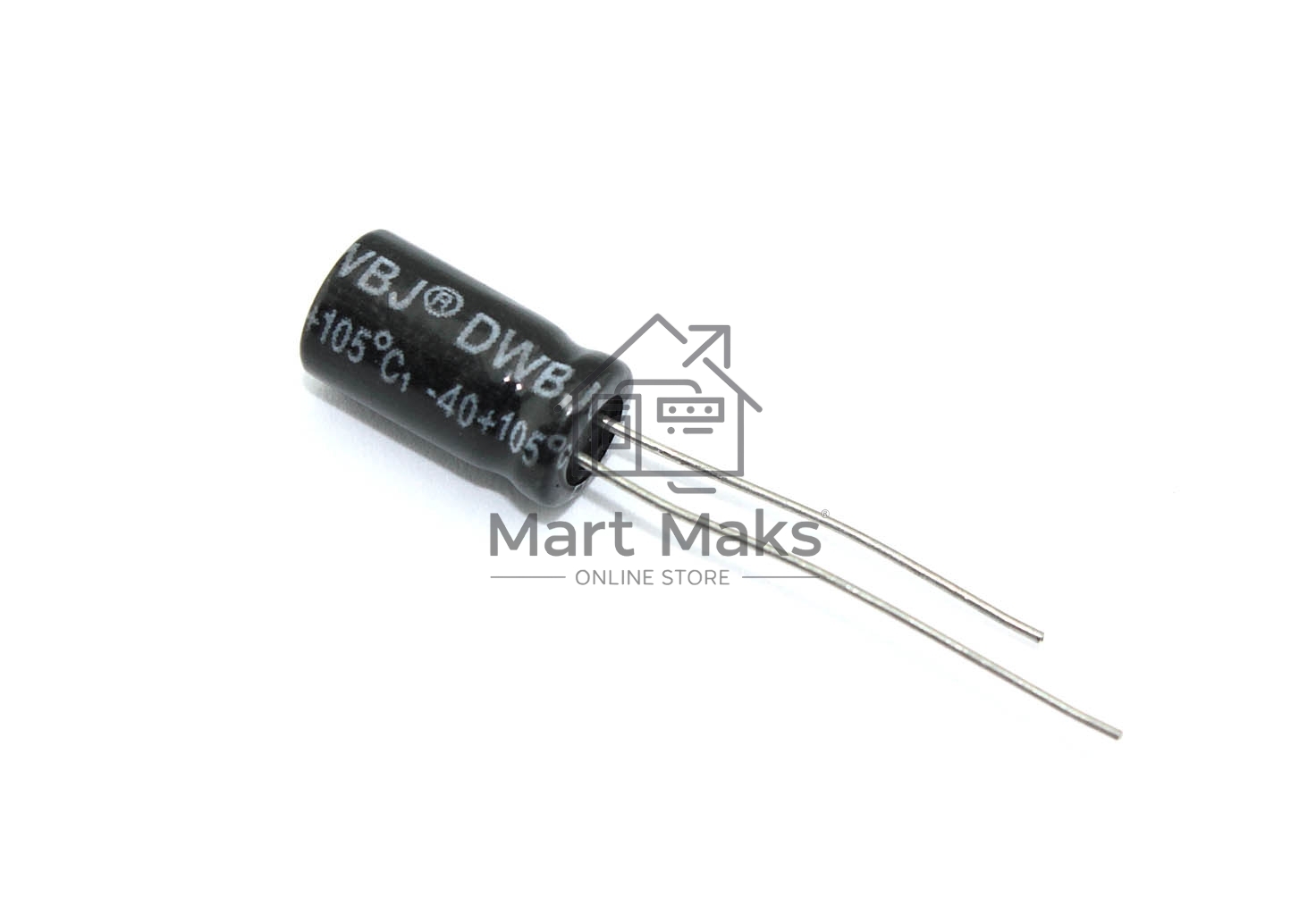 Конденсатор CHINA DIP (6*11) ECAP 100UF 25V pins = 2,4MM