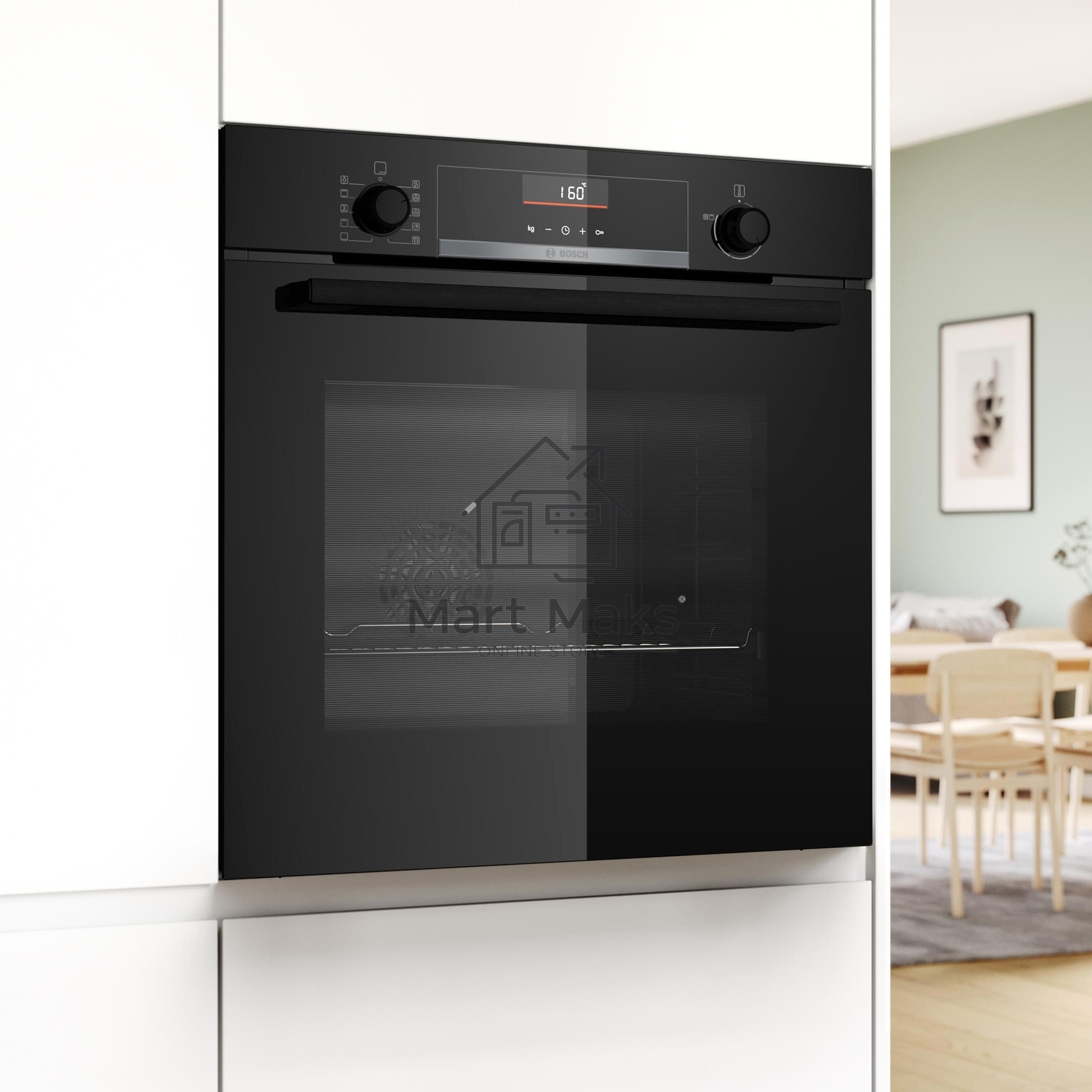 Духовой шкаф электрический Bosch HBG536EB3 черный