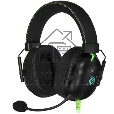 Гарнитура Defender Toxic чёрный, проводная, USB / mini jack 3.5 мм, подсветка
