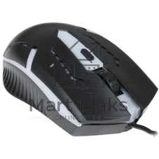 Мышь проводная Defender Hit MB-601 черный, 1200 dpi, USB, кнопки - 4