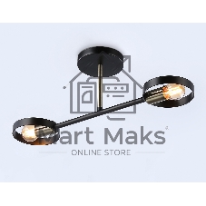 Светильник Ambrella light TR8225/2 BK/SB черный/бронза E27/2 max 40W 510*165*190