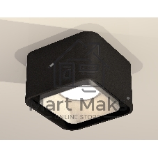 Светильник Ambrella Light XS7833003 SBK/SSL черный песок/серебро песок MR16 GU5.3 (C7833, N7703)