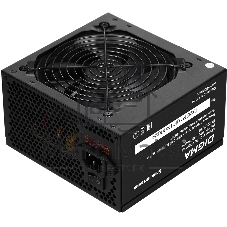 Блок питания Digma DPSU-400W-WH, 400 Вт, 80 PLUS белый, 120 мм, черный