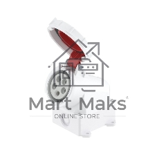Розетка наруж. уст. 16А 400В 3P+E+N IP67 ДКС DIS5181657T