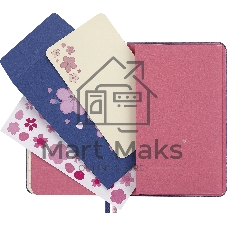 Блокнот Moleskine LIMITED EDITION SAKURA LESU08MM710 Pocket 90x140 мм, обложка текстиль, 160 страниц, линейка, синий, 2025