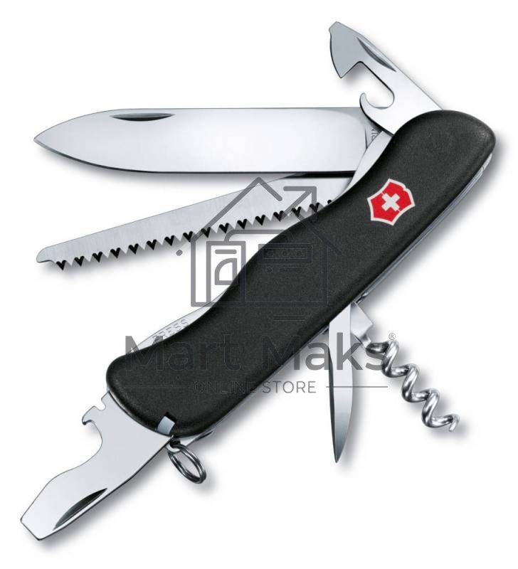 Нож перочинный Victorinox Forester (0.8363.3) 111мм 12функций черный карт.коробка