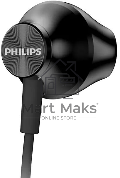 Наушники вкладыши Philips TAUE100BK/00 1.2м черный проводные в ушной раковине