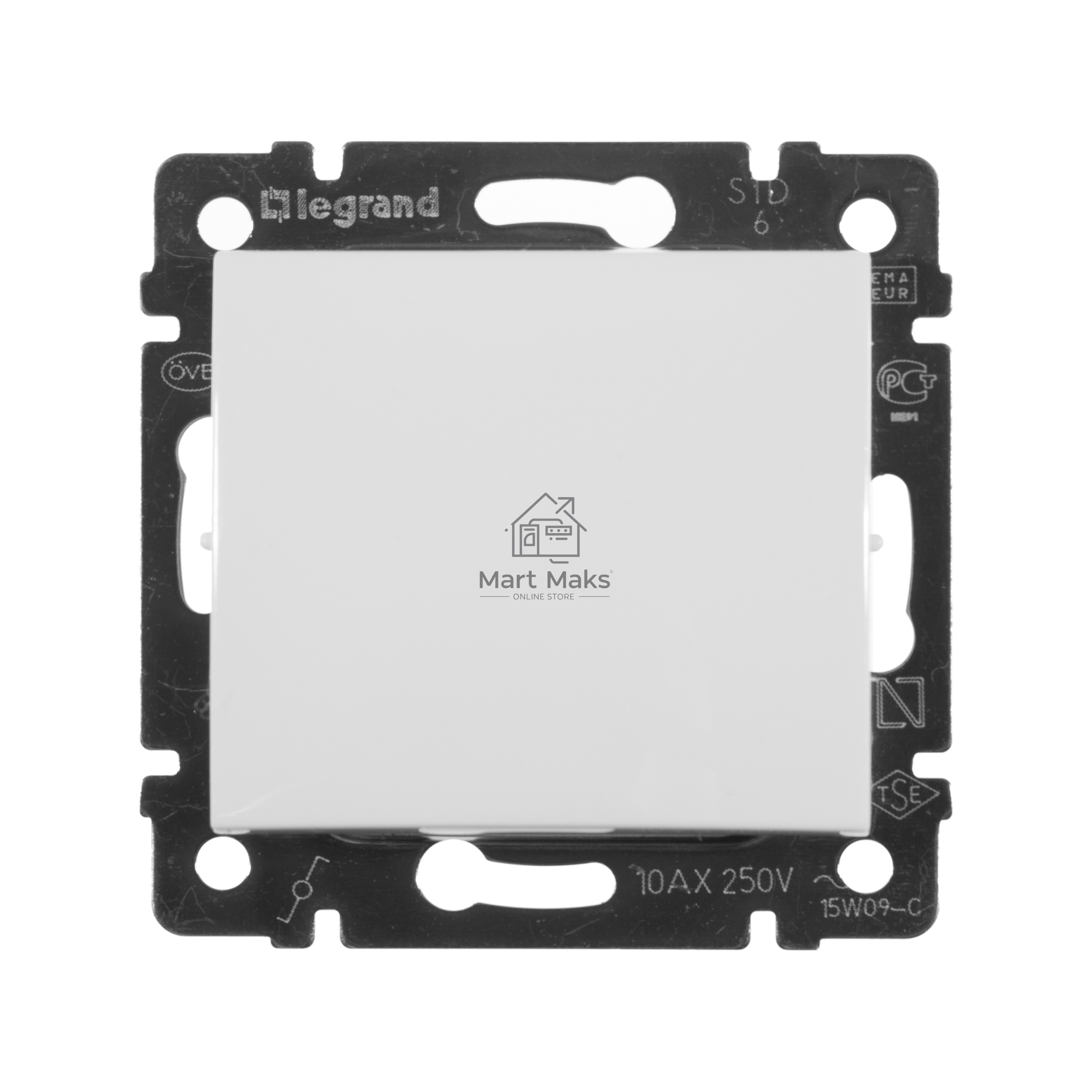 Электроустановочные изделия Legrand Legrand 774406 Переключатель 2напр 10A Valena белый
